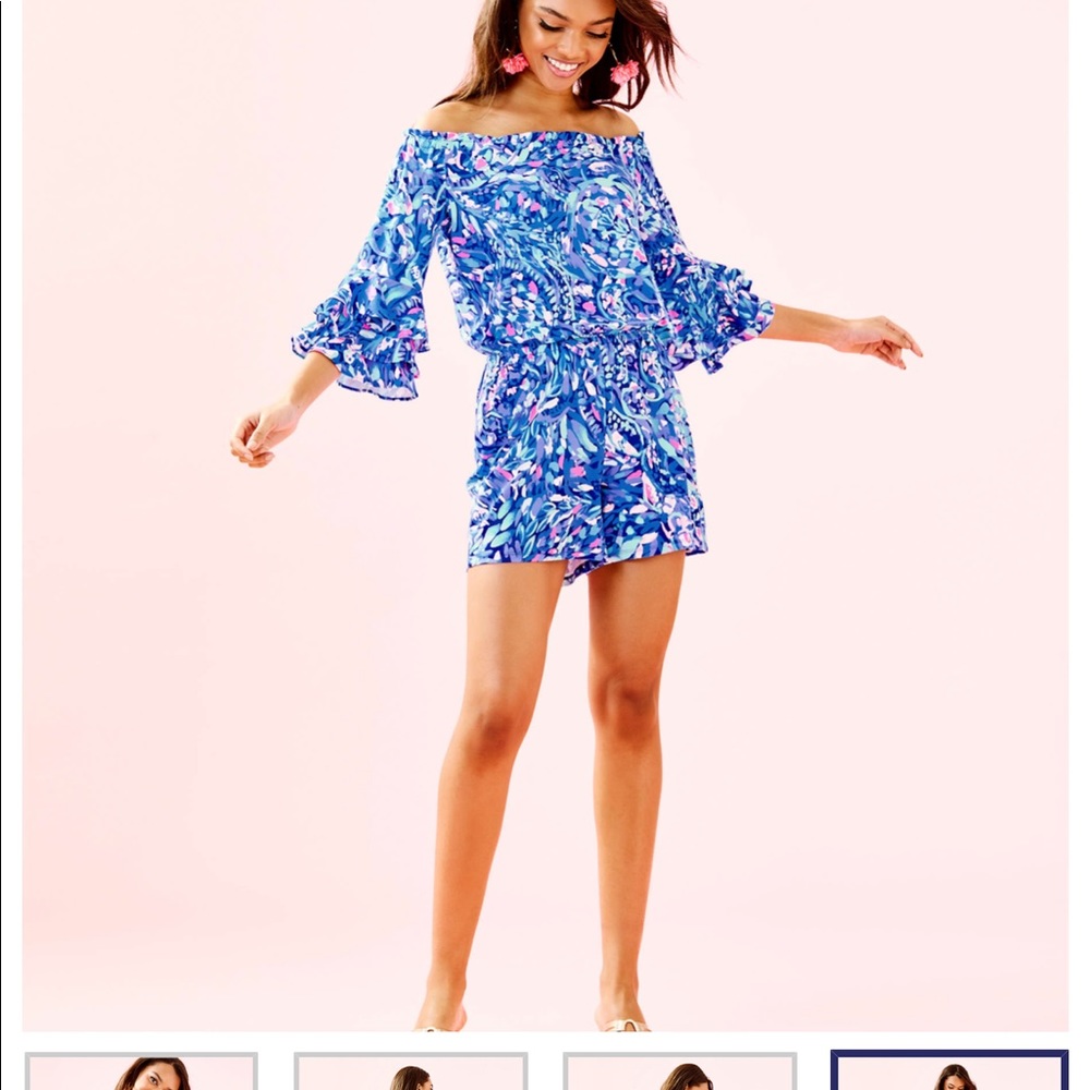 NWT Calla Romper Twilight Blue, Scale Up.
